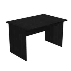 Scrivania da ufficio Nera venata Frassino Artexport linea Presto 120x80x72 cm fianchi melanimicospess. 22 m-0