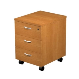 Cassettiera a tre cassetti smontata Artexport Presto 43x52x59,5 cm - Noce chiaro - 60021-4-0