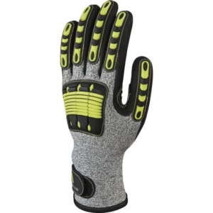 Guanto in maglia polietilene ad alte prestazioni Delta Plus - palmo doppia spalmatura nitrile Taglia 10 - VV910JA10-0