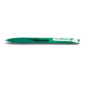 Penna a sfera ecologica a scatto Pilot Rexgrip Begreen - 0,7 mm - Tratto F - Verde-0