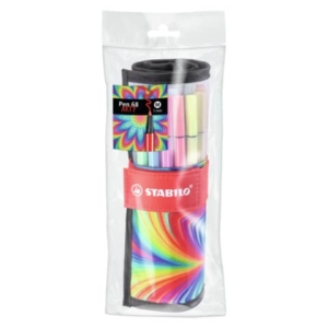 Pennarelli Stabilo Pen 68 arty - tratto 1 mm - colori assortiti (Rollerset 25 pezzi)-0