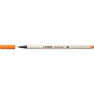 Pennarello Stabilo Pen 68 brush - punta a pennello - M 1 mm Arancio 568/54-0
