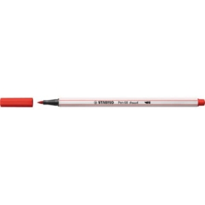 Pennarello Stabilo Pen 68 brush - punta a pennello - M 1 mm Rosso carminio 568/48-0