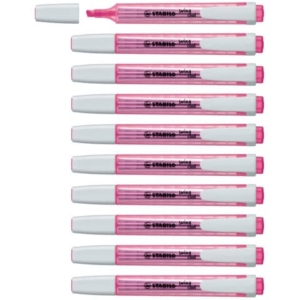 Evidenziatori Stabilo Swing® Cool Fluo 1-4 mm - Rosa (conf.10)-0