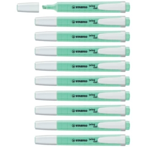 Evidenziatori Stabilo Swing® Cool Pastel 1-4 mm - Verde menta (conf.10)-0
