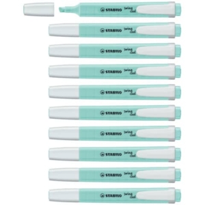Evidenziatori Stabilo Swing® Cool Pastel 1-4 mm - Carta da zucchero (conf.10)-0
