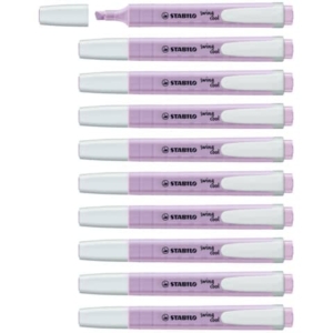 Evidenziatori Stabilo Swing® Cool Pastel 1-4 mm - glicine (conf.10)-0