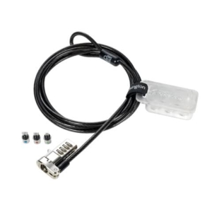 Lucchetto per laptop con combinazione 3 in 1 - con cavo 1,8 m Kensington Nero-0