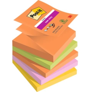 Ricariche di foglietti Post-it® Super Sticky Z-Notes Boost - 76x76 mm - 90 foglietti cad. (conf.5 blocchetti)-0