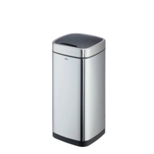 Cestino con sensore DURABLE NO TOUCH Argento metallizzato - capienza 35 lt-0