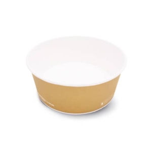 Contenitore Fast Food Scatolificio del Garda S120 Biopol laminato Biopolimero ø185xh.66 mm Avana (conf.44)-0