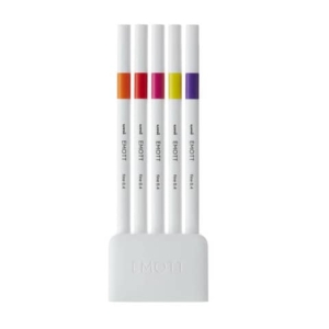 Fineliner Uni Emott - 0,4 mm - passion color (conf.5 pezzi)-0