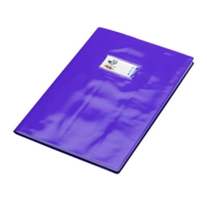 Copriquaderni con etichetta - Coprimaxi Beat A4 in PVC laccato spessore 180 μm CoLibrì Viola (conf.30)-0