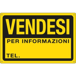 Cartello informativo 30x20 cm Cartelli Segnalatori "Vendesi" 3344P-0