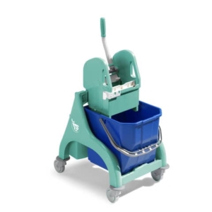Carrello per pulizie TTS Nick Tec singolo - 25 litri - Verde-0