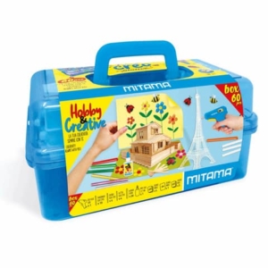Cassetta Mitama Hobby & Creative porta accessori per fai da te - contenuto 60 pezzi assortiti-0