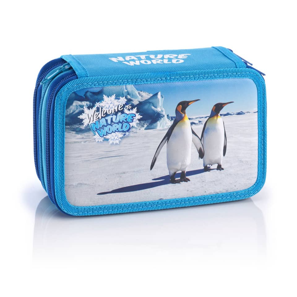 Astucci 3 zip nature word - 12 pastelli + 18 pennarelli CoLibrì - Fantasia assortita (conf.12 pezzi)-112957 - Loveoffice