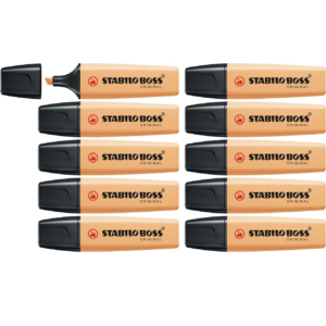 Evidenziatore Stabilo Boss Original Pastel 2-5 mm - Arancione papaya (conf.10)-0