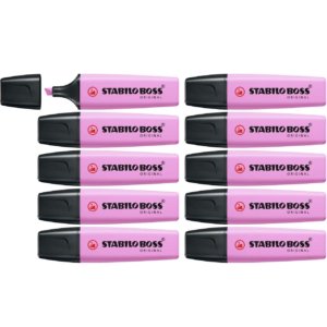 Evidenziatori Stabilo Boss Original Pastel 2-5 mm - Fucsia freddo (conf.10)-0