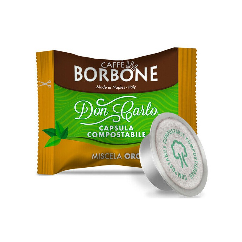 Capsule compatibili e compostabili Don Carlo Caffe Borbone qualità Oro (conf.100)-0 - Loveoffice