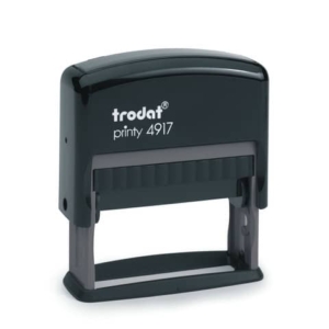 Printy 4917 - Timbro di testo PERSONALIZZATO fino a 3 righe dimensione max personalizzazione 50x10 mm-0