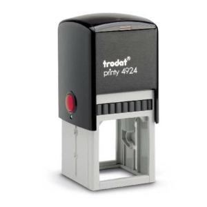 Printy 4924 - Timbro di testo PERSONALIZZATO fino a 8 righe dimensione max personalizzazione 40x40 mm-0
