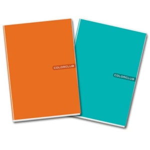 Maxi quaderno A4 copertina 200 g/m² - 20+1 ff 80 g/m² Colorclub quadretto 4 mm con margine-0