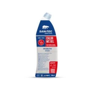 Detergente con candeggina Sanitec WC e orinatoi - 700 ml-0