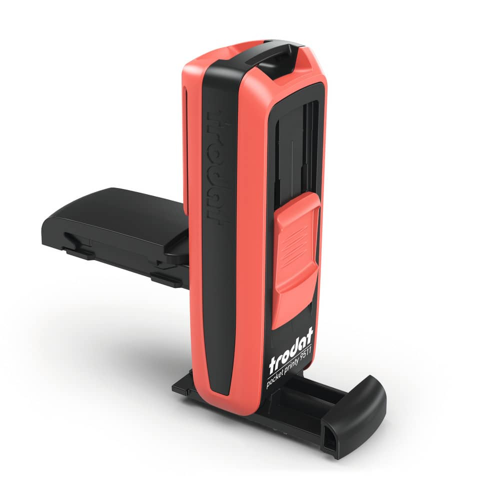Pocket Printy 9512 - Timbro di testo tascabile PERSONALIZZATO - max personalizzazione 47x18 mm - fino a 5 righe-188658 - Loveoffice