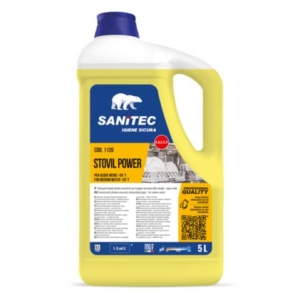 Detergente lavastoviglie liquido alcalino concentrato Stovil Power Sanitec 5 L / 6 Kg-0