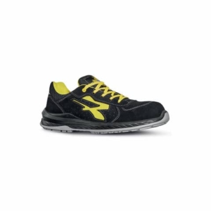 Scarpe antinfortunistiche in pelle scamosciata Vortix S1P SRC ESD Giallo-nere U-Power N° 41-0