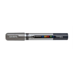 Pennarello a tempera Graduate Mark All punta tonda 2 mm Lyra Argento-0