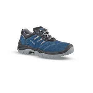Scarpe antinfortunistiche in pelle scamosciata Better S1P SRC blu-nere U-Power N° 42-0