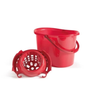 Secchio in plastica con strizzatore Classico Perfetto 15 litri 12130-0