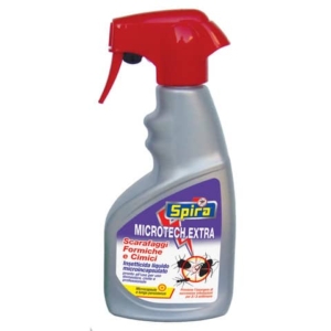 Insetticida per scarafaggi, formiche e cimici Microtech Extra Spira 400 ml-0