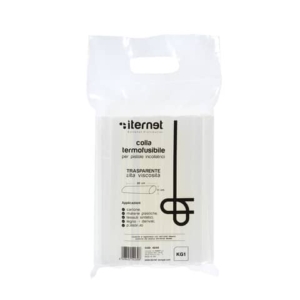 Refill colla stick per pistole colla a caldo Iternet sacchetto da 1 Kg-0