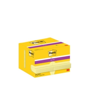 Foglietti riposizionabili Super Sticky Notes Post-it® Giallo Canary 48x73 mm 12 blocchetti da 90 ff - 7100290169-0