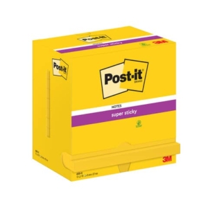 Foglietti riposizionabili Super Sticky Notes Post-it® Giallo oro 76x127 mm - 12 blocchetti da 90 ff - 7100290188-0