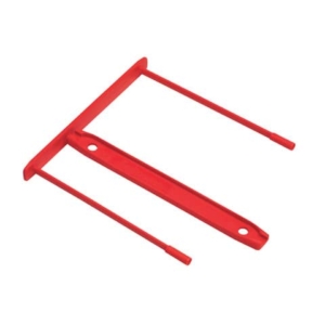 Fastener con clip di chiusura passo 80 mm Fellowes Rosso 0089602 (conf.100)-0