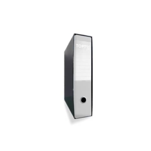 Registratore protocollo in PPL dorso 8 cm - 28,5x34,3 cm TOPToo Plus Grigio-0