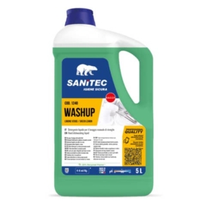 Detergente liquido al profumo di limone Verde Washup Sanitec 5 L / 5,1 Kg 1240-0