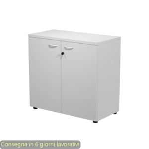 Armadio basso ante battenti con serratura 2898 90x46xh.85 cm Artexport Grigio - AR/MB+AB/9-0