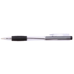 Penne a sfera a scatto ricaricabili Office Products punta 0,7 mm - Nero - 17015611-05 (conf.50)-0
