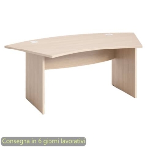 Scrivania direzionale piano Rovere 190x96xh.73 cm gamba a pannello in tinta Flex Direction Artexport - BMNG-JPB/C-0