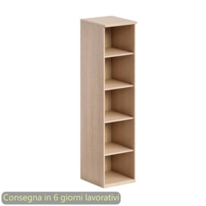 Mobile alto a giorno Flex 5 ripiani 45x46xh.181,8 cm Artexport Rovere BH45/C-0