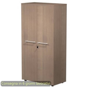 Armadio medio 82,8x43xh.158,2 cm con ante Flora Artexport Noce arabis 937-73/K-0