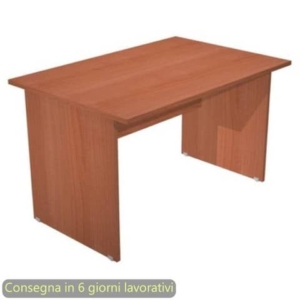 Scrivania Ciliegio 120x80xH72 cm gamba a pannello in tinta linea Presto Artexport - 004PAN/H-0