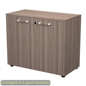 Mobile basso con ante 90x45,3xh.75 cm Giunone Artexport Noce toscano 230-61-67_N-0