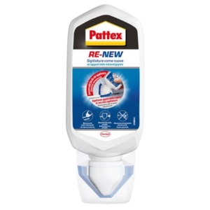 Colla silicone bagno sano Renew 2.0 Pattex 80 ml Bianco 2760634-0