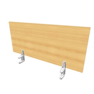 Pannello divisorio in melaminico Faggio per scrivanie singole 100xh.42 cm linea Practika Quadrifoglio - CODI100-FA-0